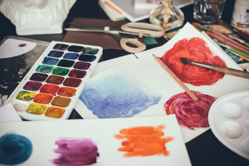 Fototapeta premium Artistic studio