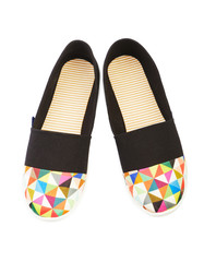 Espadrilles shoes isolated