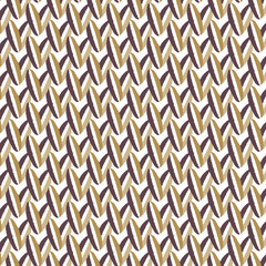 Fototapeta premium Retro seamless pattern with leafs