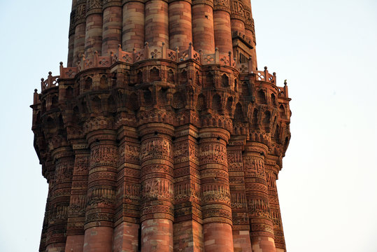 Qutb Minar is a UNESCO World Heritage Site with the height of 74 meters, is the second tallest minar in India.