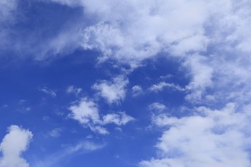 Fototapeta premium blue sky cloud before raining 