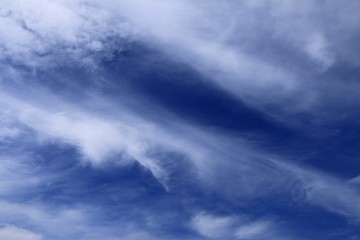 Fototapeta premium blue sky cloud before raining 