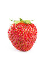 Strawberries berry isolated on white