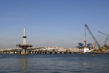 Obraz premium The industrial view at Istanbul