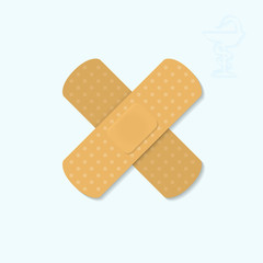 adhesive bandage ( sticking plaster) icon