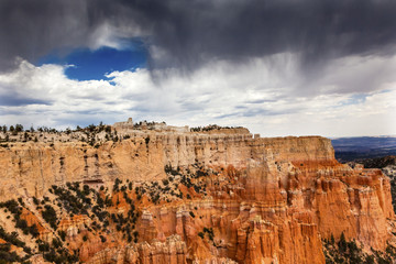 Rainy Storm Hoodoos Bryce Point Bryce Canyon National Park Utah