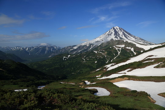 The Avachinsky volcano
