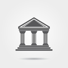 Fototapeta premium bank vector icon