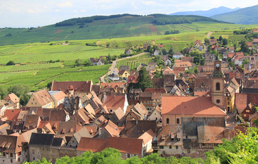 Obraz premium Alsace village de Riquewihr 