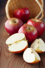 Juicy fresh apples