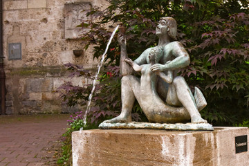 Wasserburg, Bronze Brunnen