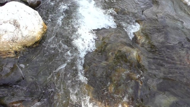Eau vive d'une rivi&egrave;re dans les C&eacute;vennes	