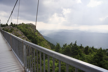 Mile High Swinging Bridge on Grandfather Mountain © Jill Lang