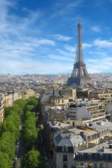 Fototapeta na wymiar Paris, panoramic view