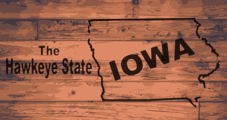 Iowa Map Brand