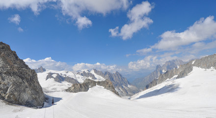 Fototapeta premium Mont Blanc in Aosta Valley