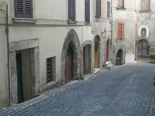 View of Ferentino old town