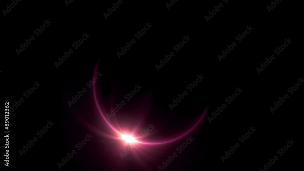 Canvas Prints the circle shape of ring lens flares is rotating with dark background