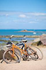 Fototapeta premium Bicyclette sur l'île de Noirmoutier