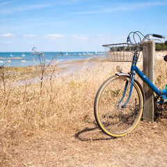 Fototapeta premium Bicyclette sur l'île de Noirmoutier