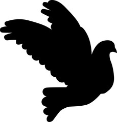 Dove silhouette