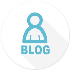 blog flat design modern icon