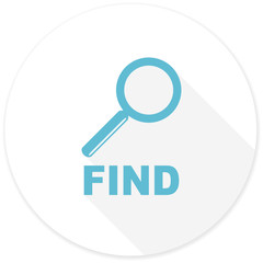 find flat design modern icon