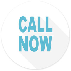 call now flat design modern icon