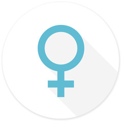 Fototapeta premium female flat design modern icon