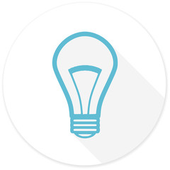 bulb flat design modern icon
