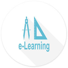 larning flat design modern icon