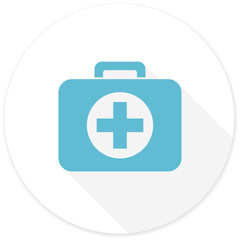 first aid flat design modern icon
