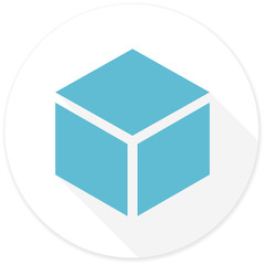 box flat design modern icon