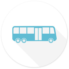 bus flat design modern icon