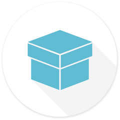 box flat design modern icon