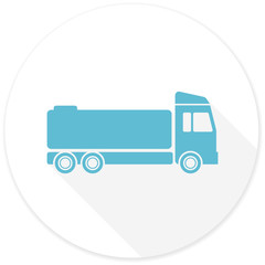 truck flat design modern icon