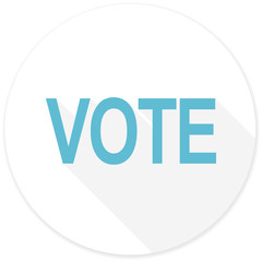 vote flat design modern icon