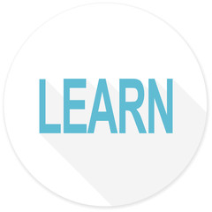 learn flat design modern icon