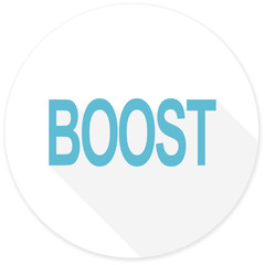 boost flat design modern icon