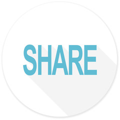 share flat design modern icon