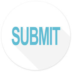 submit flat design modern icon