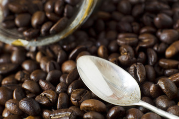 Coffee beans.