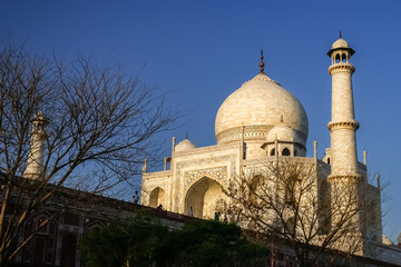 Fototapeta na wymiar Taj Mahal minarets