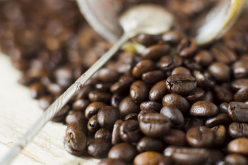 Coffee beans.