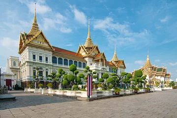 Zelfklevend Fotobehang Royal grand palace in Bangkok, Asia Thailand © ake1150