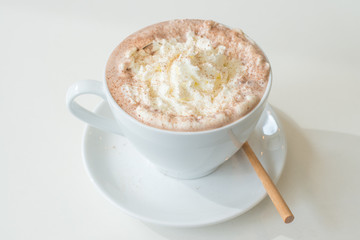 hot chocolate and bubble milk