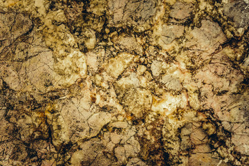 Close up texture of grunge cracked old stone wall.For art textur
