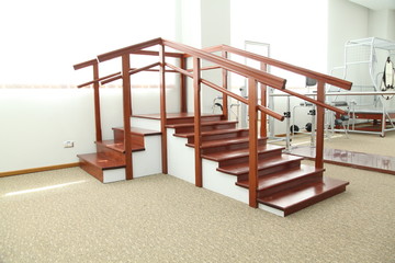 Stairs physiotherapy training unit for rehabilitation