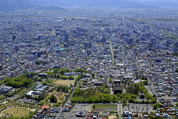 善光寺／長野県善光寺の空撮