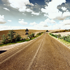 Fields  in Tuscany